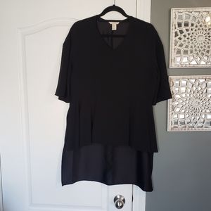 H&M High Low Peplum Top
